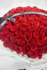 Pure White Premium Red Rose - Image 4